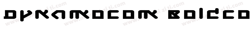DynamoCom BoldCondensed字体转换